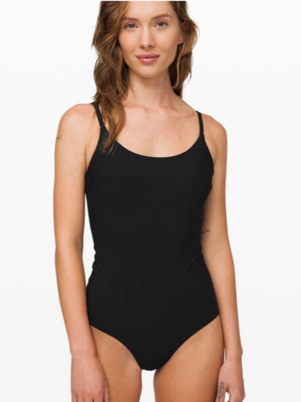 LULULEMON Salt laced Black One-Piece Swimsuit S/M